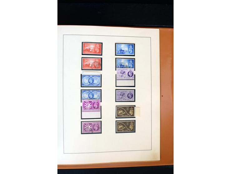 1840/1988, postfrische, ungebrauchte und gestempelte Sammlung mit u.a. Mi.-Nr. 1 (15), 2 (5), 5 (6), 6 (3), 7 (3), 35 (4), 49