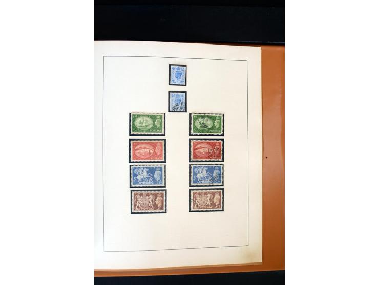 1840/1988, postfrische, ungebrauchte und gestempelte Sammlung mit u.a. Mi.-Nr. 1 (15), 2 (5), 5 (6), 6 (3), 7 (3), 35 (4), 49