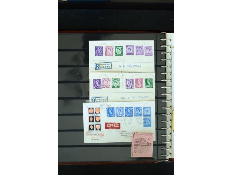 1840/1988, postfrische, ungebrauchte und gestempelte Sammlung mit u.a. Mi.-Nr. 1 (15), 2 (5), 5 (6), 6 (3), 7 (3), 35 (4), 49