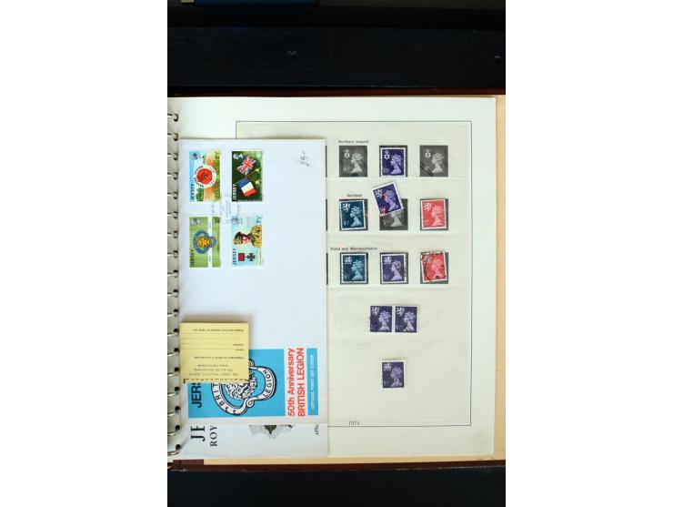 1840/1988, postfrische, ungebrauchte und gestempelte Sammlung mit u.a. Mi.-Nr. 1 (15), 2 (5), 5 (6), 6 (3), 7 (3), 35 (4), 49