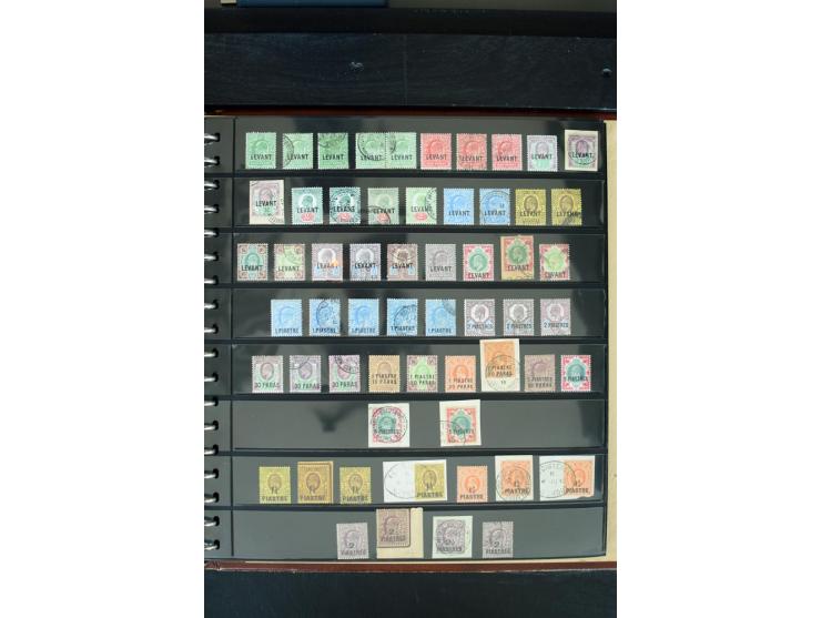 1840/1988, postfrische, ungebrauchte und gestempelte Sammlung mit u.a. Mi.-Nr. 1 (15), 2 (5), 5 (6), 6 (3), 7 (3), 35 (4), 49