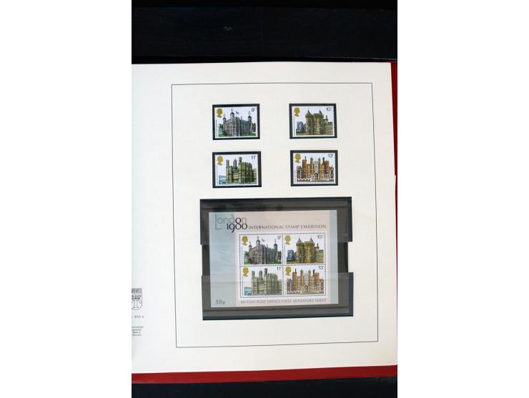 1840/1988, postfrische, ungebrauchte und gestempelte Sammlung mit u.a. Mi.-Nr. 1 (15), 2 (5), 5 (6), 6 (3), 7 (3), 35 (4), 49