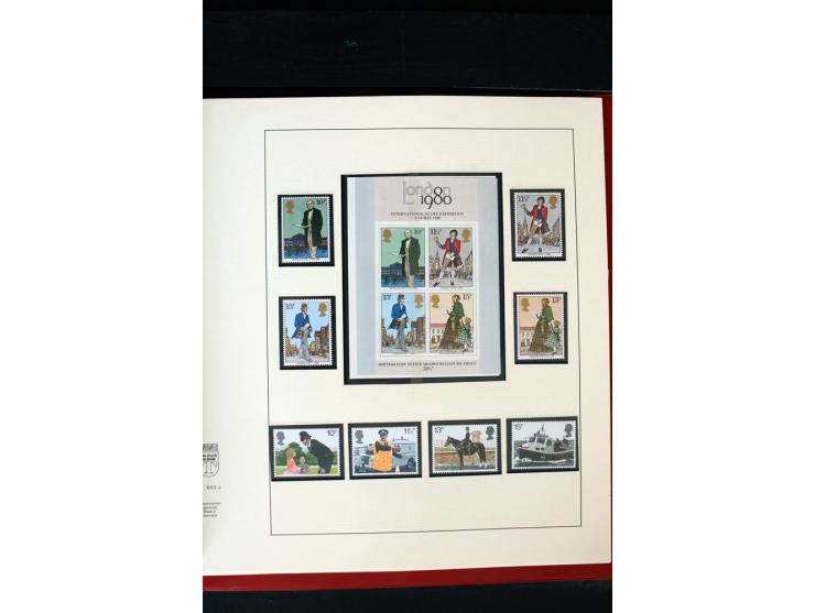 1840/1988, postfrische, ungebrauchte und gestempelte Sammlung mit u.a. Mi.-Nr. 1 (15), 2 (5), 5 (6), 6 (3), 7 (3), 35 (4), 49