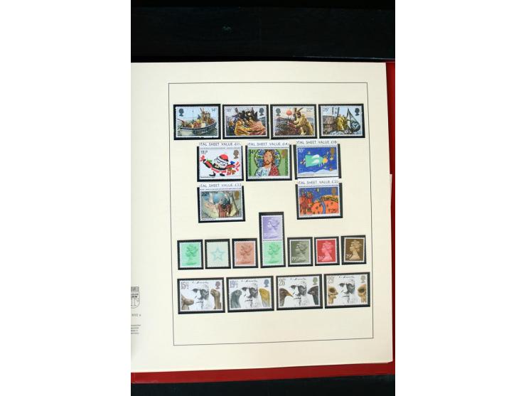 1840/1988, postfrische, ungebrauchte und gestempelte Sammlung mit u.a. Mi.-Nr. 1 (15), 2 (5), 5 (6), 6 (3), 7 (3), 35 (4), 49
