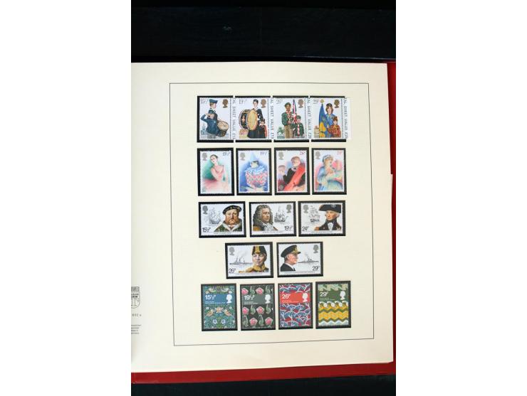 1840/1988, postfrische, ungebrauchte und gestempelte Sammlung mit u.a. Mi.-Nr. 1 (15), 2 (5), 5 (6), 6 (3), 7 (3), 35 (4), 49