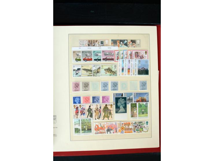 1840/1988, postfrische, ungebrauchte und gestempelte Sammlung mit u.a. Mi.-Nr. 1 (15), 2 (5), 5 (6), 6 (3), 7 (3), 35 (4), 49