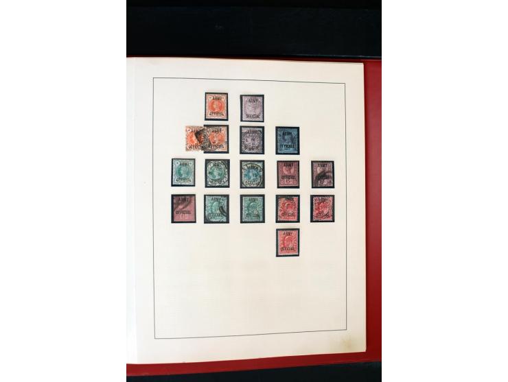 1840/1988, postfrische, ungebrauchte und gestempelte Sammlung mit u.a. Mi.-Nr. 1 (15), 2 (5), 5 (6), 6 (3), 7 (3), 35 (4), 49