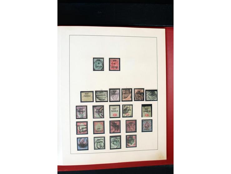 1840/1988, postfrische, ungebrauchte und gestempelte Sammlung mit u.a. Mi.-Nr. 1 (15), 2 (5), 5 (6), 6 (3), 7 (3), 35 (4), 49