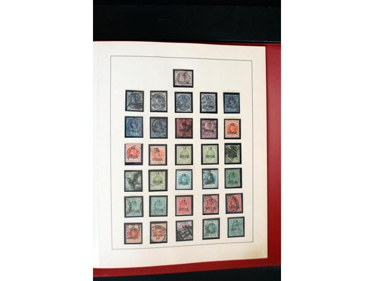 1840/1988, postfrische, ungebrauchte und gestempelte Sammlung mit u.a. Mi.-Nr. 1 (15), 2 (5), 5 (6), 6 (3), 7 (3), 35 (4), 49