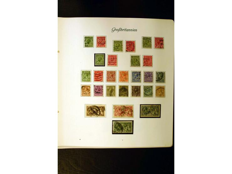 1840/1957, postfrische, ungebrauchte und gestempelte Sammlung mit u.a. Mi.-Nr. 1 (2), 2, 5-7, 49, 66, 99, 118, 144, 174, Dien