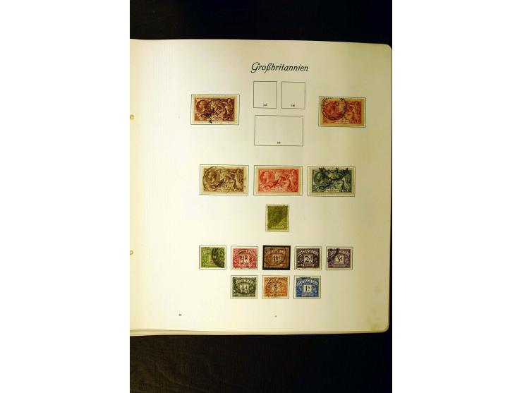 1840/1957, postfrische, ungebrauchte und gestempelte Sammlung mit u.a. Mi.-Nr. 1 (2), 2, 5-7, 49, 66, 99, 118, 144, 174, Dien