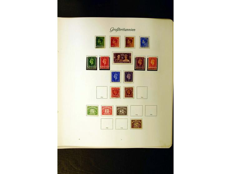 1840/1957, postfrische, ungebrauchte und gestempelte Sammlung mit u.a. Mi.-Nr. 1 (2), 2, 5-7, 49, 66, 99, 118, 144, 174, Dien