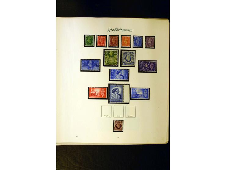 1840/1957, postfrische, ungebrauchte und gestempelte Sammlung mit u.a. Mi.-Nr. 1 (2), 2, 5-7, 49, 66, 99, 118, 144, 174, Dien