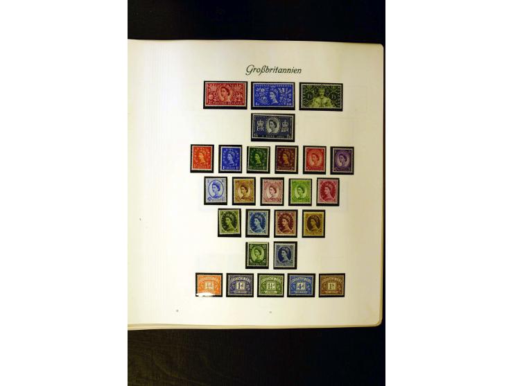 1840/1957, postfrische, ungebrauchte und gestempelte Sammlung mit u.a. Mi.-Nr. 1 (2), 2, 5-7, 49, 66, 99, 118, 144, 174, Dien