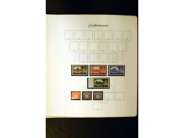 1840/1957, postfrische, ungebrauchte und gestempelte Sammlung mit u.a. Mi.-Nr. 1 (2), 2, 5-7, 49, 66, 99, 118, 144, 174, Dien