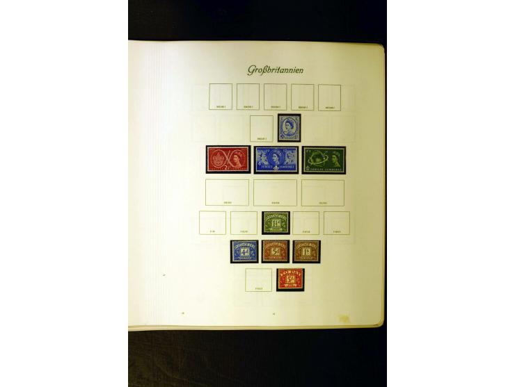 1840/1957, postfrische, ungebrauchte und gestempelte Sammlung mit u.a. Mi.-Nr. 1 (2), 2, 5-7, 49, 66, 99, 118, 144, 174, Dien