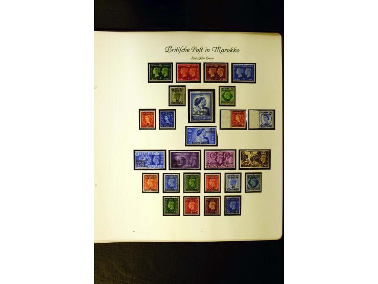 1840/1957, postfrische, ungebrauchte und gestempelte Sammlung mit u.a. Mi.-Nr. 1 (2), 2, 5-7, 49, 66, 99, 118, 144, 174, Dien