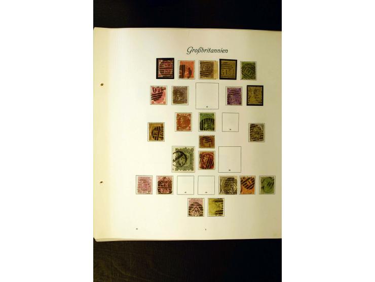 1840/1957, postfrische, ungebrauchte und gestempelte Sammlung mit u.a. Mi.-Nr. 1 (2), 2, 5-7, 49, 66, 99, 118, 144, 174, Dien