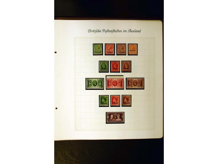 1840/1957, postfrische, ungebrauchte und gestempelte Sammlung mit u.a. Mi.-Nr. 1 (2), 2, 5-7, 49, 66, 99, 118, 144, 174, Dien