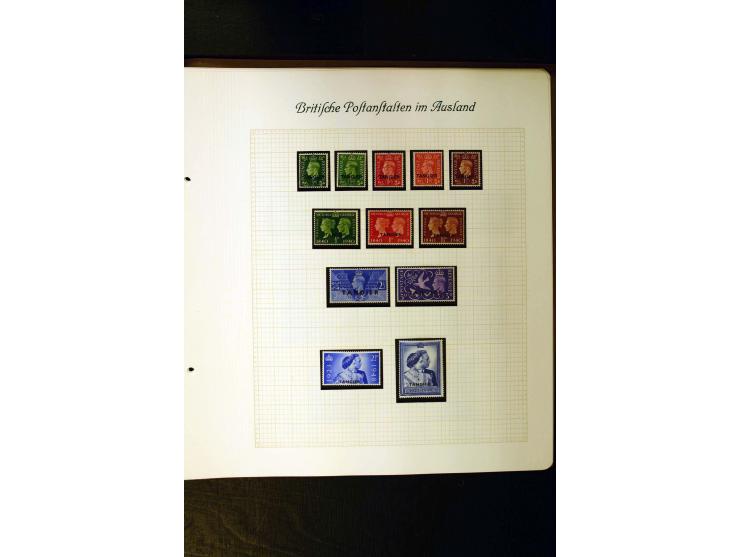 1840/1957, postfrische, ungebrauchte und gestempelte Sammlung mit u.a. Mi.-Nr. 1 (2), 2, 5-7, 49, 66, 99, 118, 144, 174, Dien