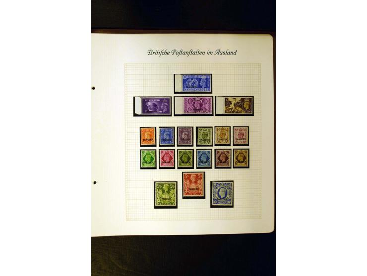 1840/1957, postfrische, ungebrauchte und gestempelte Sammlung mit u.a. Mi.-Nr. 1 (2), 2, 5-7, 49, 66, 99, 118, 144, 174, Dien