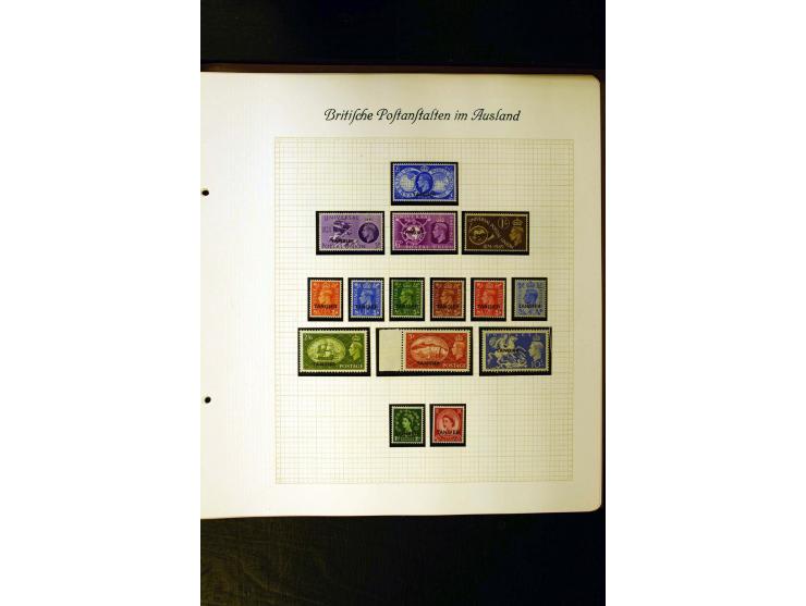 1840/1957, postfrische, ungebrauchte und gestempelte Sammlung mit u.a. Mi.-Nr. 1 (2), 2, 5-7, 49, 66, 99, 118, 144, 174, Dien