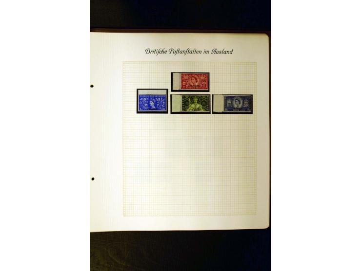 1840/1957, postfrische, ungebrauchte und gestempelte Sammlung mit u.a. Mi.-Nr. 1 (2), 2, 5-7, 49, 66, 99, 118, 144, 174, Dien