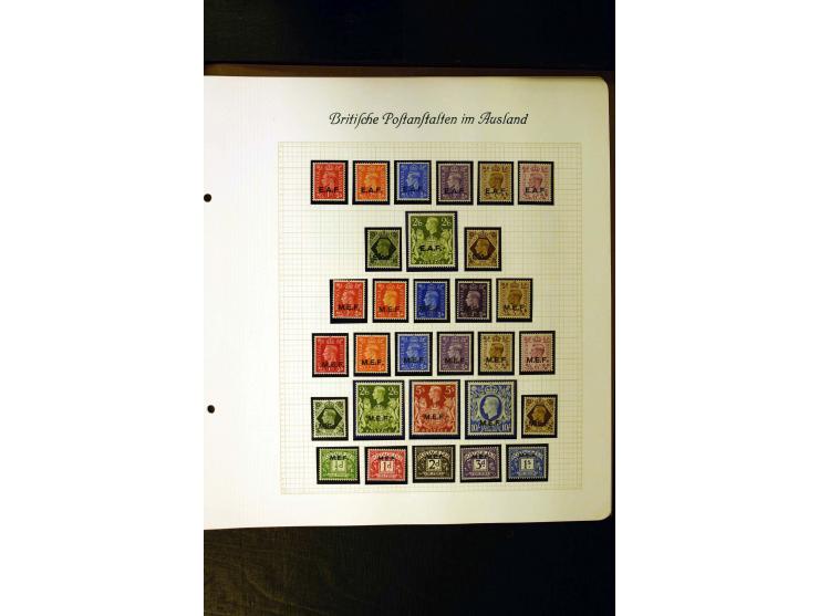 1840/1957, postfrische, ungebrauchte und gestempelte Sammlung mit u.a. Mi.-Nr. 1 (2), 2, 5-7, 49, 66, 99, 118, 144, 174, Dien