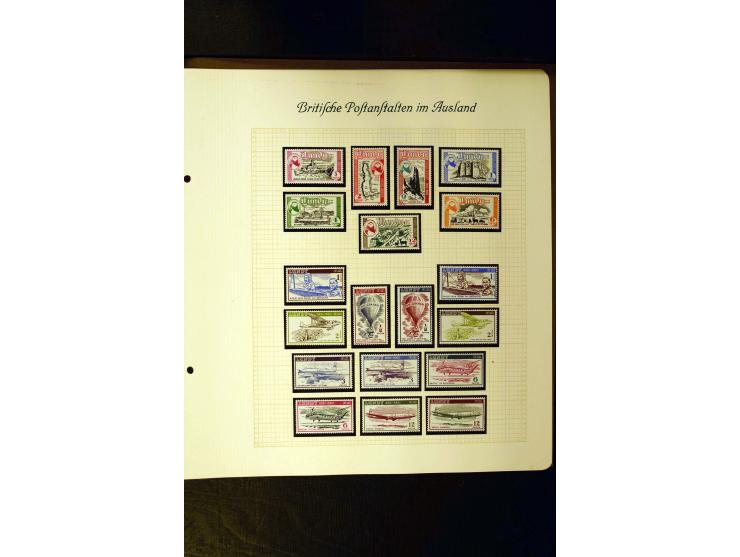 1840/1957, postfrische, ungebrauchte und gestempelte Sammlung mit u.a. Mi.-Nr. 1 (2), 2, 5-7, 49, 66, 99, 118, 144, 174, Dien