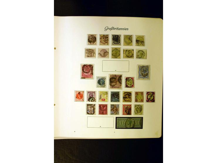 1840/1957, postfrische, ungebrauchte und gestempelte Sammlung mit u.a. Mi.-Nr. 1 (2), 2, 5-7, 49, 66, 99, 118, 144, 174, Dien
