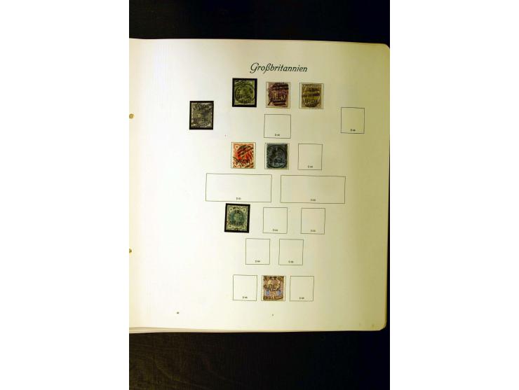 1840/1957, postfrische, ungebrauchte und gestempelte Sammlung mit u.a. Mi.-Nr. 1 (2), 2, 5-7, 49, 66, 99, 118, 144, 174, Dien