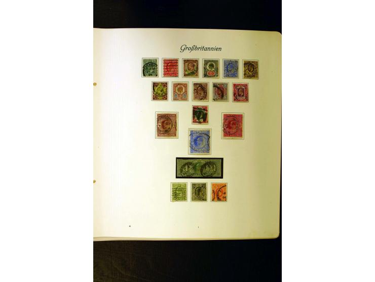 1840/1957, postfrische, ungebrauchte und gestempelte Sammlung mit u.a. Mi.-Nr. 1 (2), 2, 5-7, 49, 66, 99, 118, 144, 174, Dien