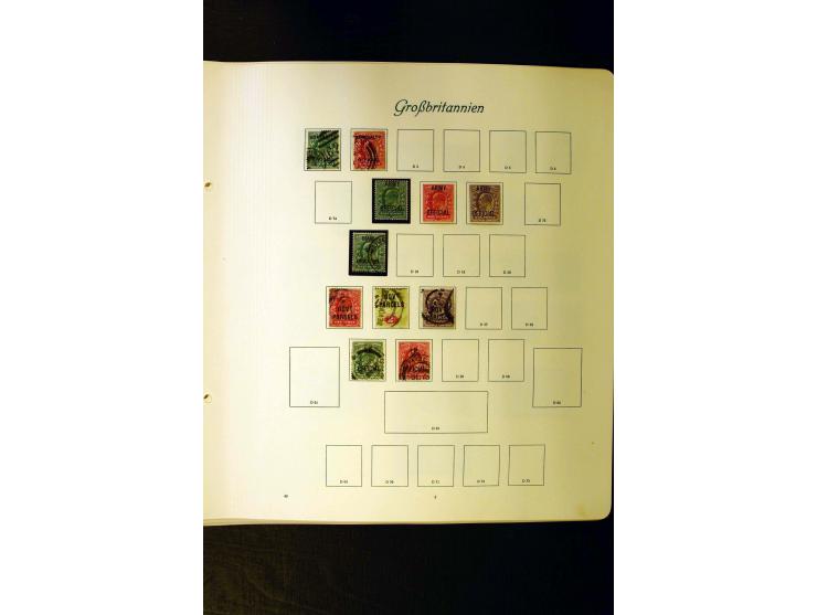 1840/1957, postfrische, ungebrauchte und gestempelte Sammlung mit u.a. Mi.-Nr. 1 (2), 2, 5-7, 49, 66, 99, 118, 144, 174, Dien