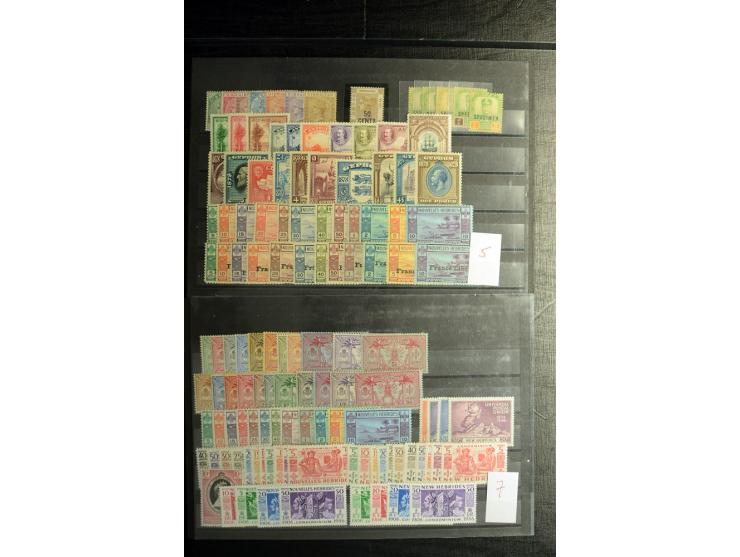 1886/1970 (ca.), postfrische, ungebrauchte und gestempelte Partie mit guten Ausgaben (SG nach Angabe des Einlieferers ca. £ 1