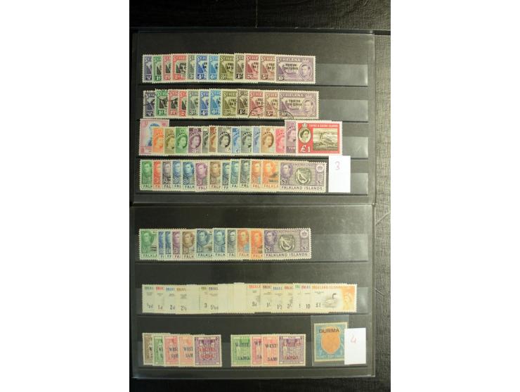 1886/1970 (ca.), postfrische, ungebrauchte und gestempelte Partie mit guten Ausgaben (SG nach Angabe des Einlieferers ca. £ 1