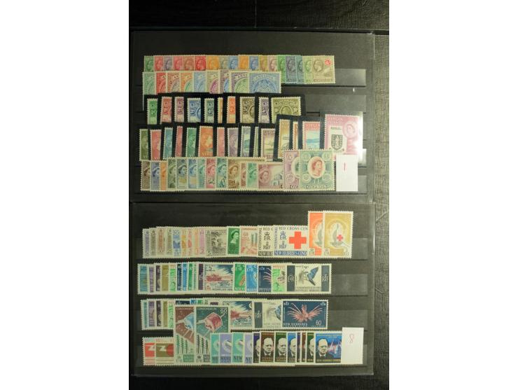 1886/1970 (ca.), postfrische, ungebrauchte und gestempelte Partie mit guten Ausgaben (SG nach Angabe des Einlieferers ca. £ 1