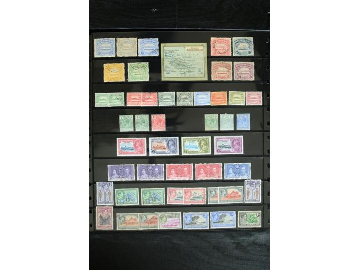 1850/1975, postfrische, ungebrauchte und gestempelte Sammlung mit vielen besseren Ausgaben, dabei besonders Australien mit St