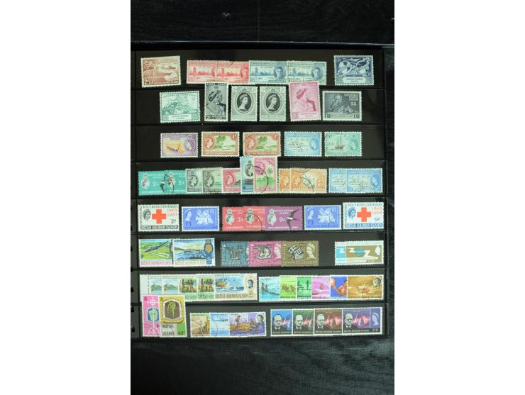 1850/1975, postfrische, ungebrauchte und gestempelte Sammlung mit vielen besseren Ausgaben, dabei besonders Australien mit St