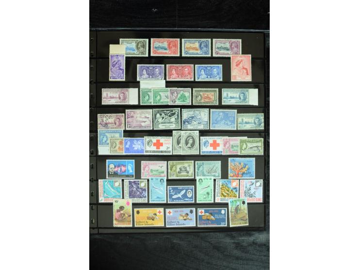 1850/1975, postfrische, ungebrauchte und gestempelte Sammlung mit vielen besseren Ausgaben, dabei besonders Australien mit St
