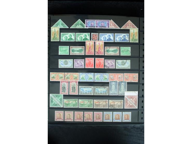 1850/1975, postfrische, ungebrauchte und gestempelte Sammlung mit vielen besseren Ausgaben, dabei besonders Australien mit St