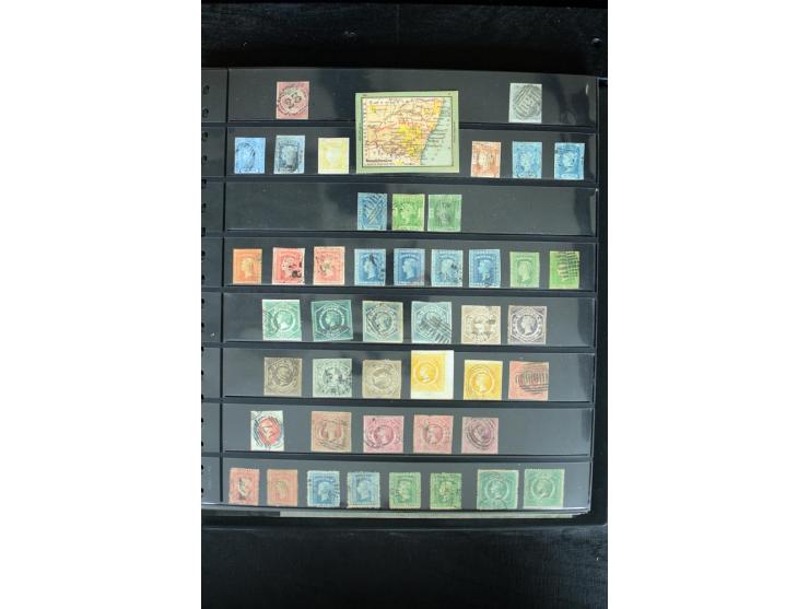 1850/1975, postfrische, ungebrauchte und gestempelte Sammlung mit vielen besseren Ausgaben, dabei besonders Australien mit St