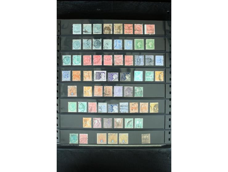 1850/1975, postfrische, ungebrauchte und gestempelte Sammlung mit vielen besseren Ausgaben, dabei besonders Australien mit St