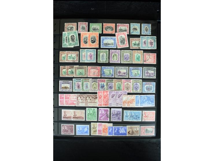 1850/1975, postfrische, ungebrauchte und gestempelte Sammlung mit vielen besseren Ausgaben, dabei besonders Australien mit St