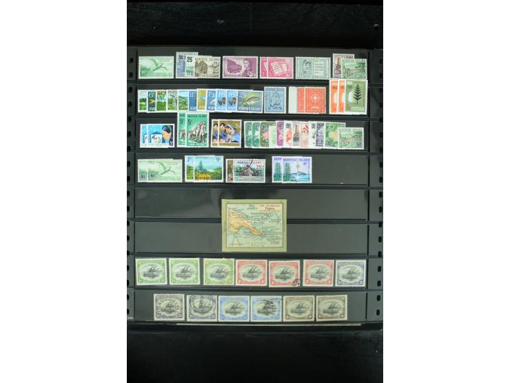 1850/1975, postfrische, ungebrauchte und gestempelte Sammlung mit vielen besseren Ausgaben, dabei besonders Australien mit St