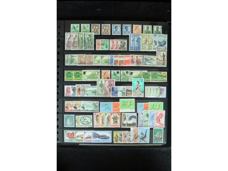 1850/1975, postfrische, ungebrauchte und gestempelte Sammlung mit vielen besseren Ausgaben, dabei besonders Australien mit St