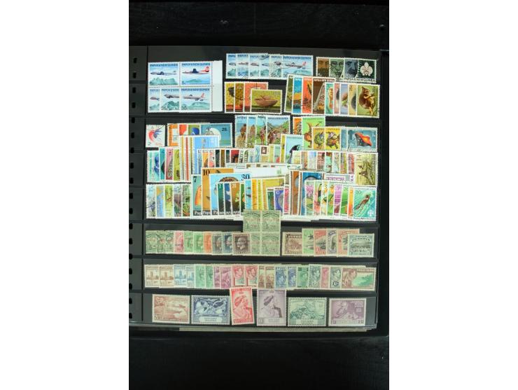 1850/1975, postfrische, ungebrauchte und gestempelte Sammlung mit vielen besseren Ausgaben, dabei besonders Australien mit St