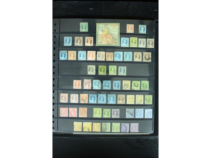 1850/1975, postfrische, ungebrauchte und gestempelte Sammlung mit vielen besseren Ausgaben, dabei besonders Australien mit St
