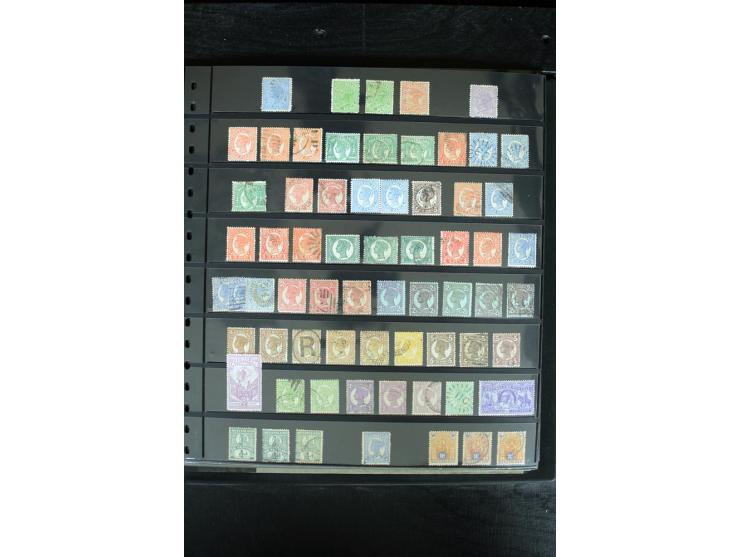 1850/1975, postfrische, ungebrauchte und gestempelte Sammlung mit vielen besseren Ausgaben, dabei besonders Australien mit St