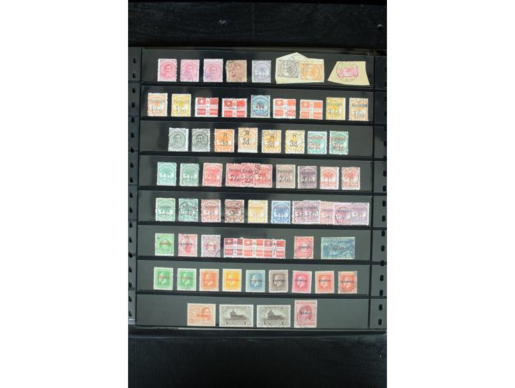 1850/1975, postfrische, ungebrauchte und gestempelte Sammlung mit vielen besseren Ausgaben, dabei besonders Australien mit St