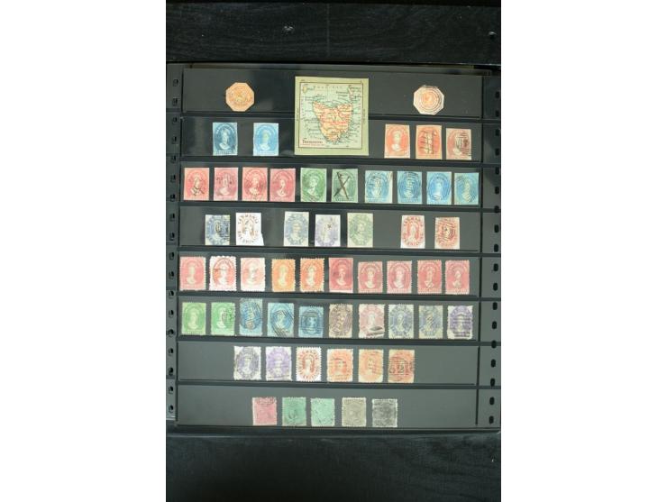 1850/1975, postfrische, ungebrauchte und gestempelte Sammlung mit vielen besseren Ausgaben, dabei besonders Australien mit St